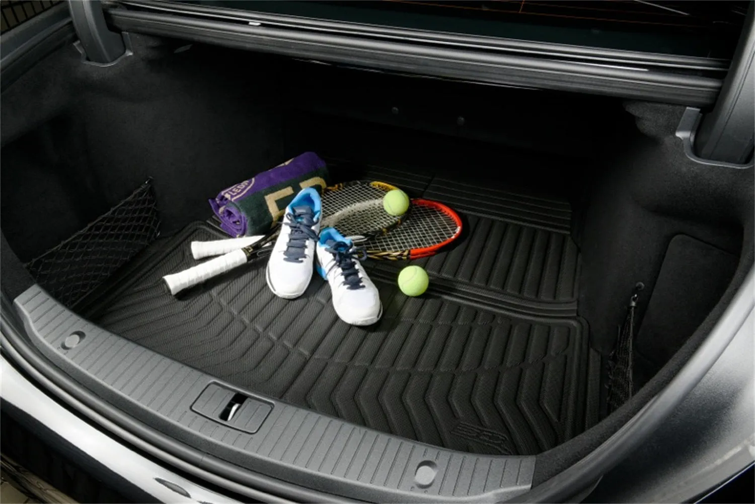 3D MAXpider 2177M-09 - Universal Cargo Liner L 53.5 in. x W 36.2in. Black Cross Fold