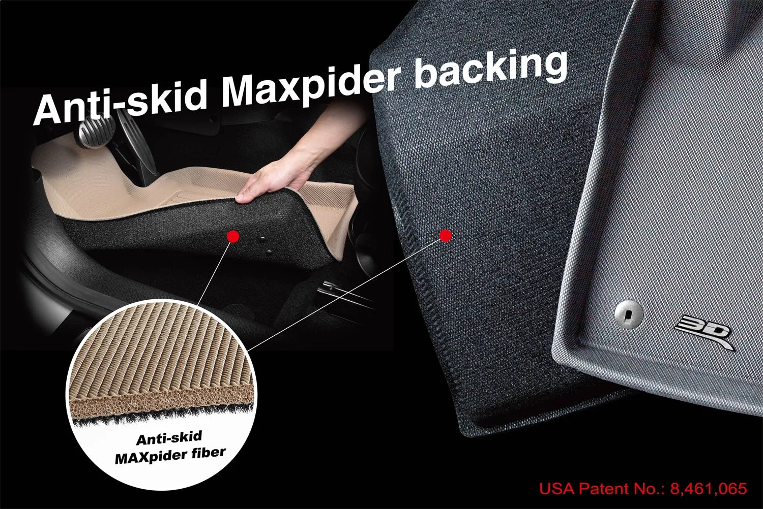 3D MAXpider 2333L-01 - Universal CLASSIC Floor Mat