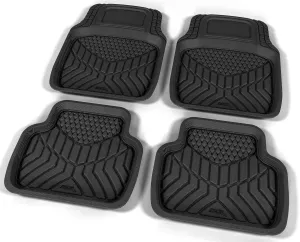 3D MAXpider 2396M-09-FR4 - Universal KAGU Floor Mat Trim-To-Fit 555-4 4 pc. Black