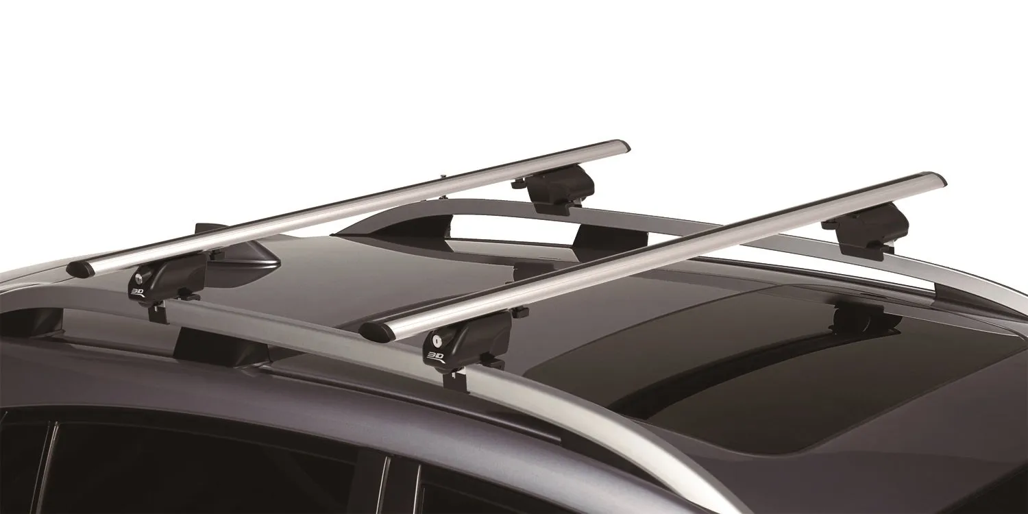 3D MAXpider 6104XL - Roof Crossbar 60 in. x 4.53 3.54 2 pc. Aluminum Extra Large
