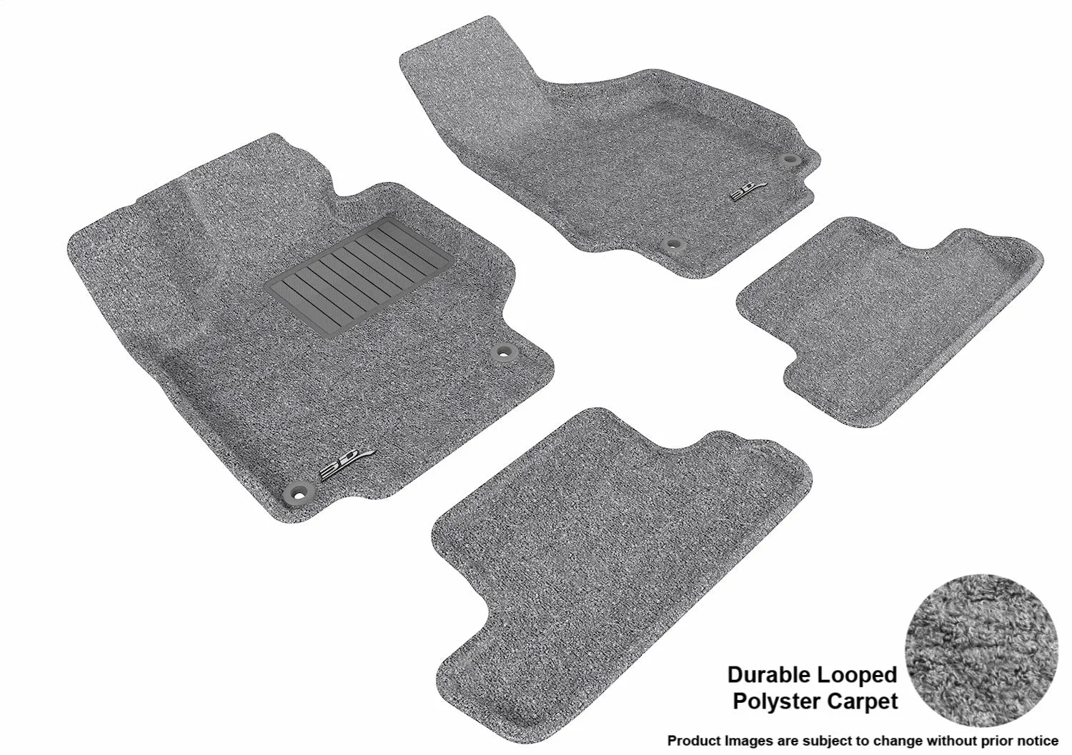3D MAXpider L1AD02902201 - CLASSIC Floor Mat Gray 4 pc. Front and Rear [Available While Supplies Last]