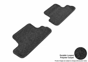 3D MAXpider L1AD02922209 - CLASSIC Floor Mat Black 2 pc. Rear [Available While Supplies Last]
