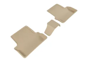 3D MAXpider L1BC03221502 - KAGU Floor Mat Tan 3 pc. 2nd Row Rear [Available While Supplies Last]