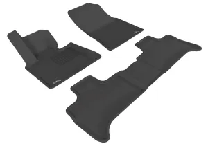 3D MAXpider L1BM00501509 - KAGU Floor Mat Black 3 pc. 2 Front Row 1 2nd