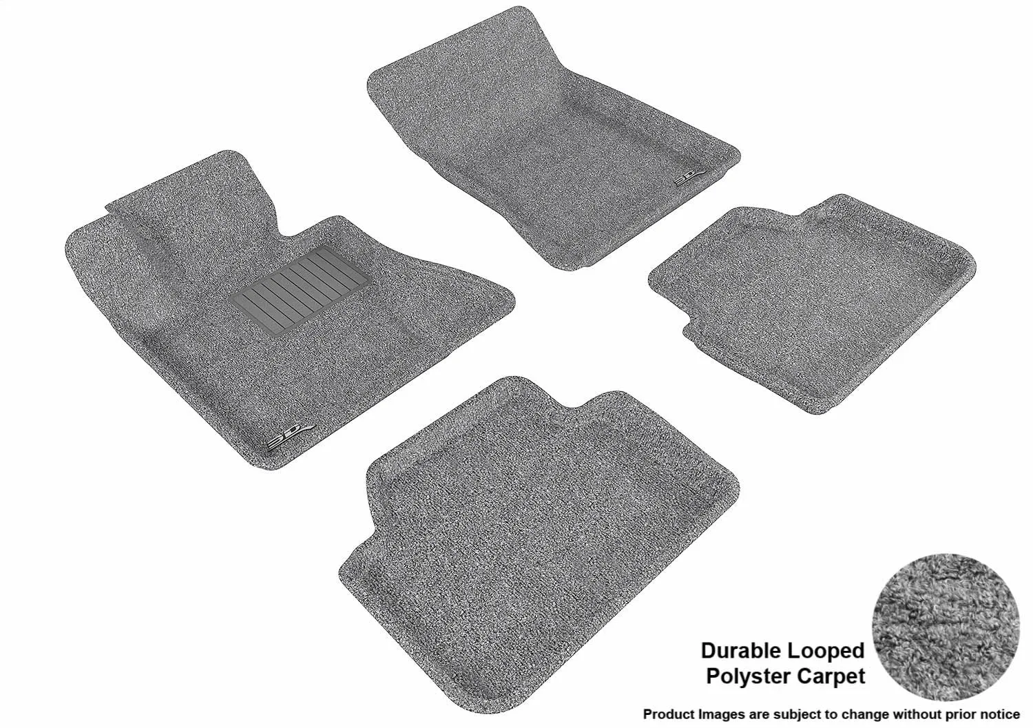 3D MAXpider L1BM01202201 - CLASSIC Floor Mat Gray 4 pc. Front and Rear [Available While Supplies Last]