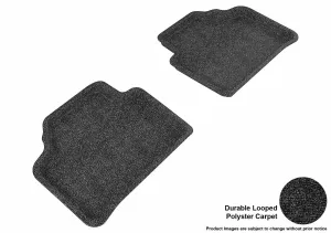 3D MAXpider L1BM01722209 - CLASSIC Floor Mat Black 2 pc. Rear [Available While Supplies Last]