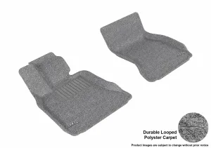 3D MAXpider L1BM05212201 - CLASSIC Floor Mat Gray 2 pc. Front [Available While Supplies Last]