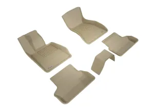 3D MAXpider L1BM08401502 - KAGU Floor Mat Tan 5 pc. 2 Front Row 3 2nd and Rear