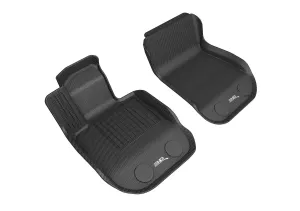 3D MAXpider L1BM10401509 - KAGU Floor Mat Black 2 pc. Front Single Row Set