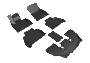 3D MAXpider L1BM10501509 - KAGU Floor Mat Black Front Row 2nd 3rd