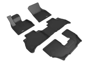 3D MAXpider L1BM10901509 - KAGU Floor Mat Black Front Row 2nd 3rd