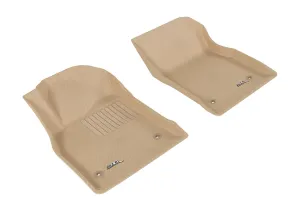 3D MAXpider L1CH04411502 - KAGU Floor Mat Tan 2 pc. Front [Available While Supplies Last]