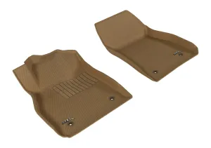 3D MAXpider L1CH06311502 - KAGU Floor Mat Tan 1 pc. Front [Available While Supplies Last]