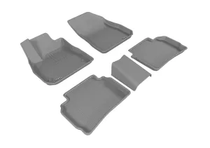 3D MAXpider L1CH07701501 - KAGU Floor Mat Gray 5 pc. 2 Front Row 3 2nd