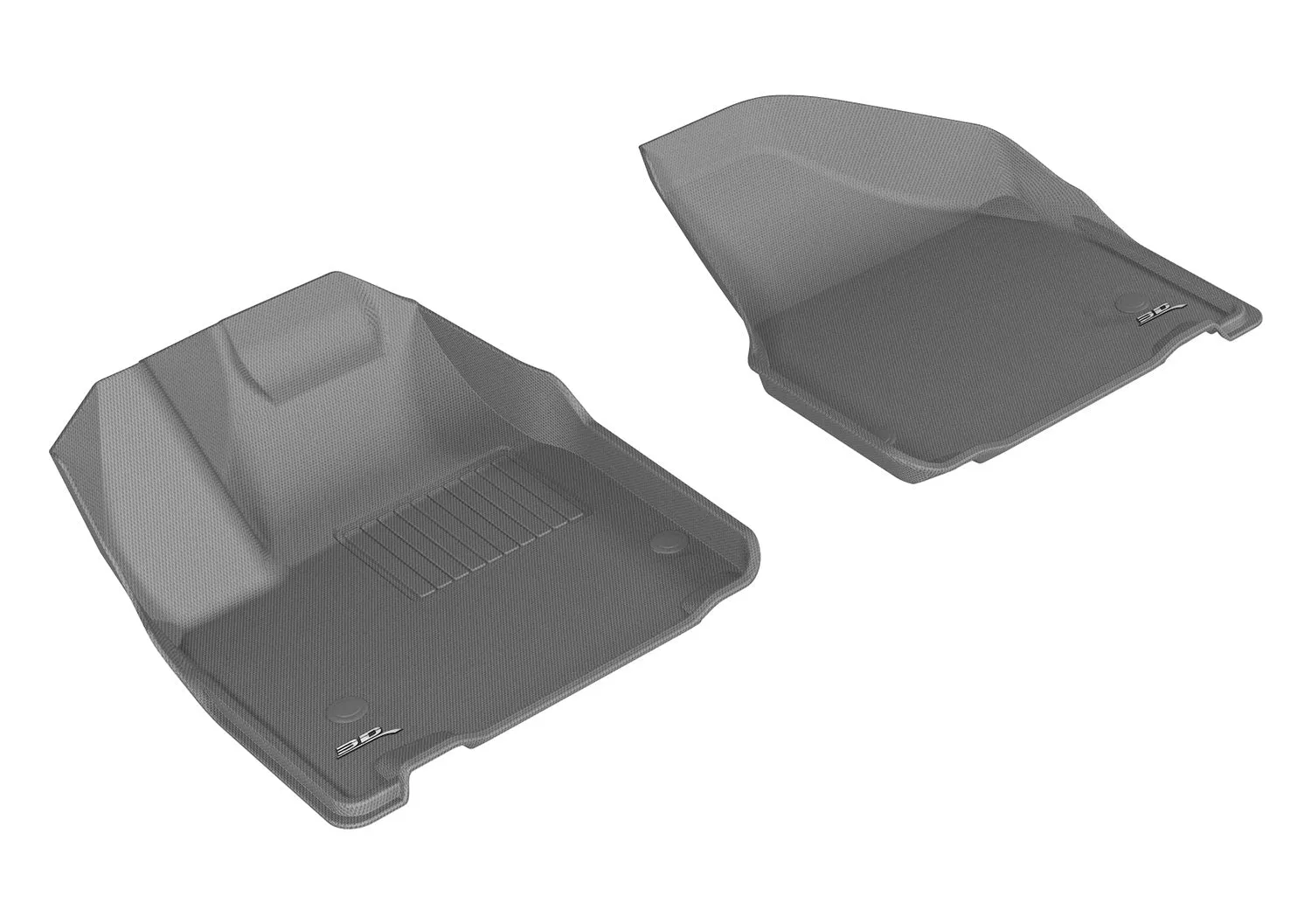 3D MAXpider L1CY00511501 - KAGU Floor Mat Gray 2 pc. Front