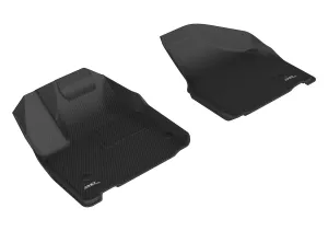 3D MAXpider L1CY00511509 - KAGU Floor Mat Black 2 pc. Front