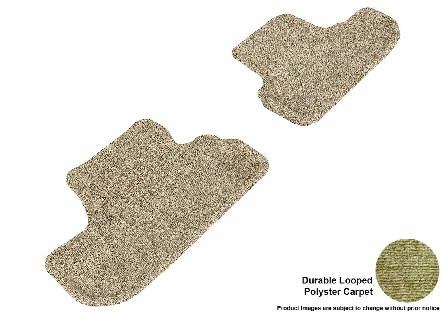 3D MAXpider L1DG01522202 - CLASSIC Floor Mat Tan 2 pc. Rear [Available While Supplies Last]
