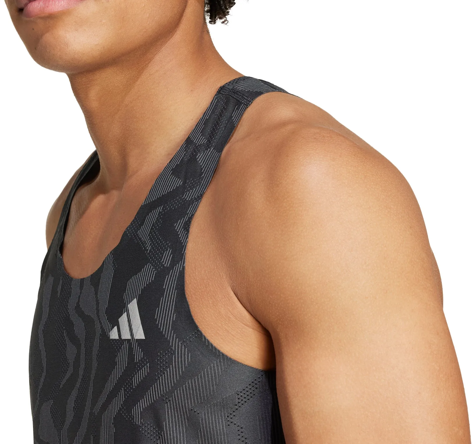 adidas Ultimate Engineered Mens Running Vest - Black
