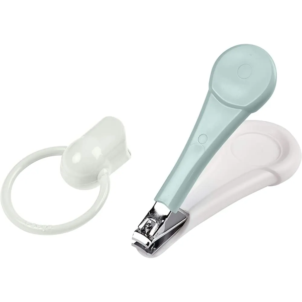 Beaba - Nail Clippers for Babies and Children - Nail care and manicure - Large Ergonomic Handle - Blue