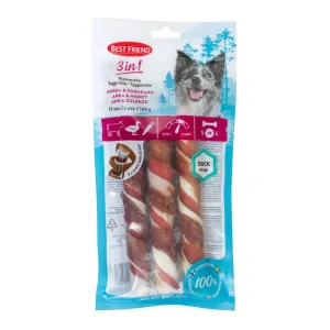 Best Friend 3 in 1 twist roll duck & carrot 17 cm 3 pcs. 160 g
