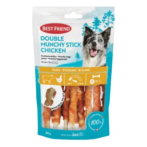 Best Friend Double munchy stick chicken 12 cm 8 pcs 80 g