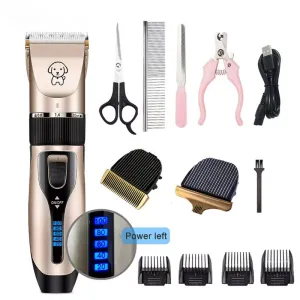 Canine Hair Clippers with LED Display