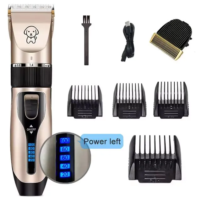 Canine Hair Clippers with LED Display