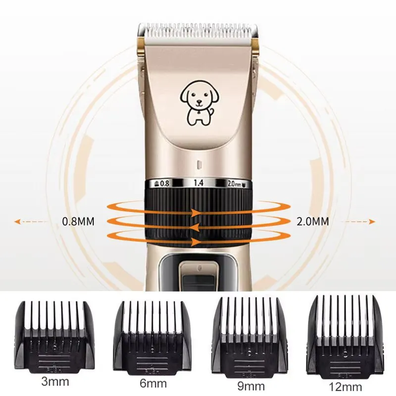 Canine Hair Clippers with LED Display