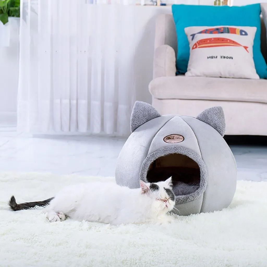 Cat Cave Bed - Cat Ear Style