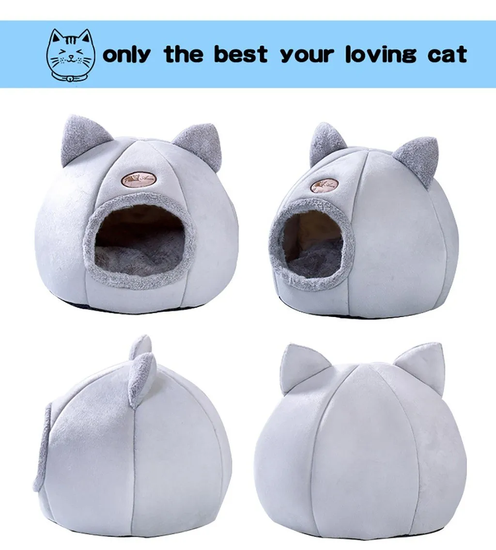 Cat Cave Bed - Cat Ear Style