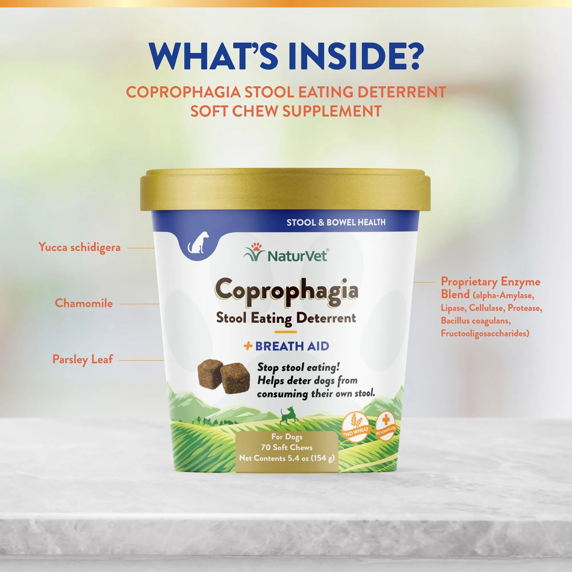 Coprophagia Stool Eating Deterrent Soft Chews
