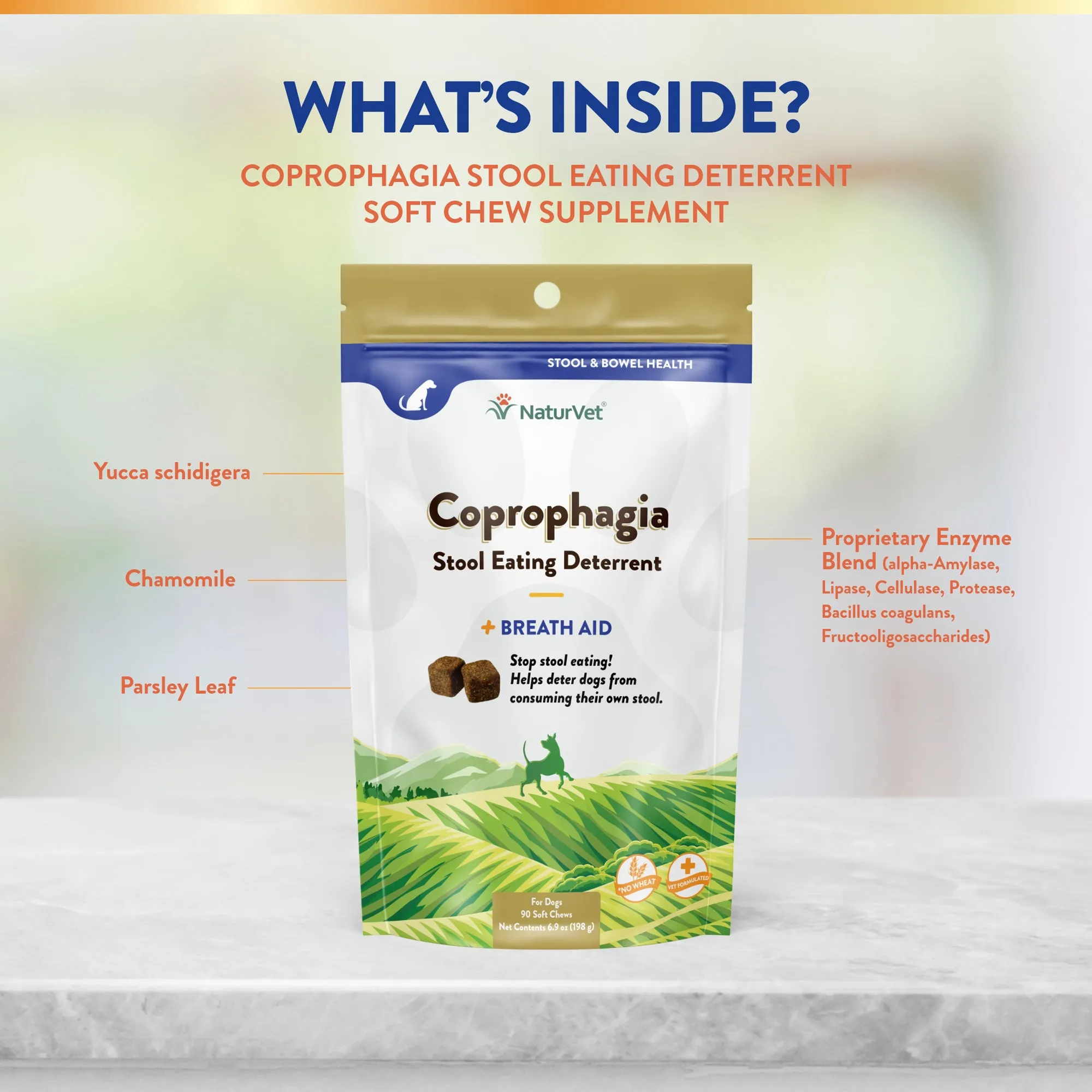Coprophagia Stool Eating Deterrent Soft Chews