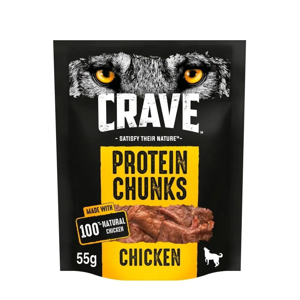 Crave Protein Chunks with Chicken Dog Treats