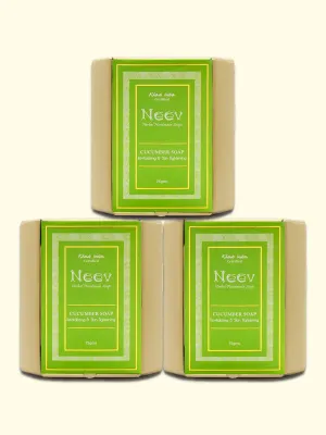 Cucumber Soap Set Of 3