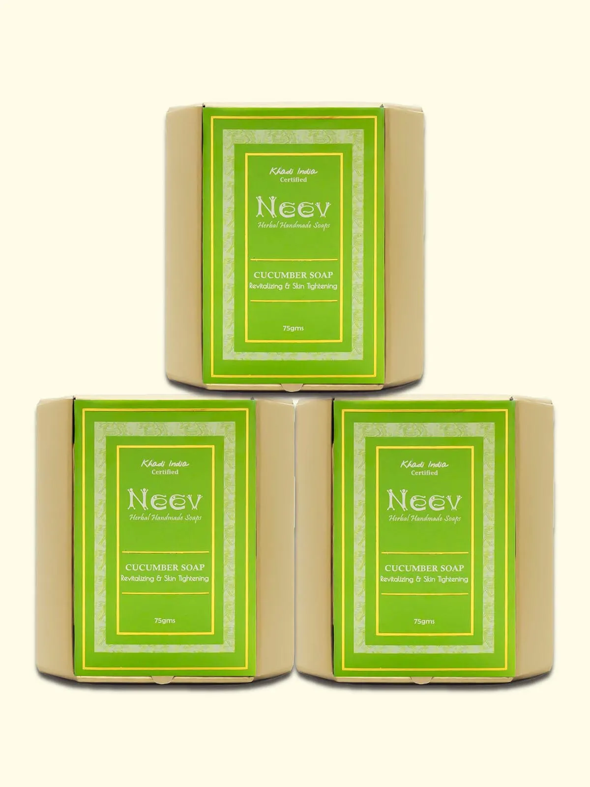 Cucumber Soap Set Of 3