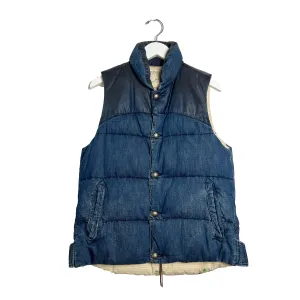 Denim Down Vest