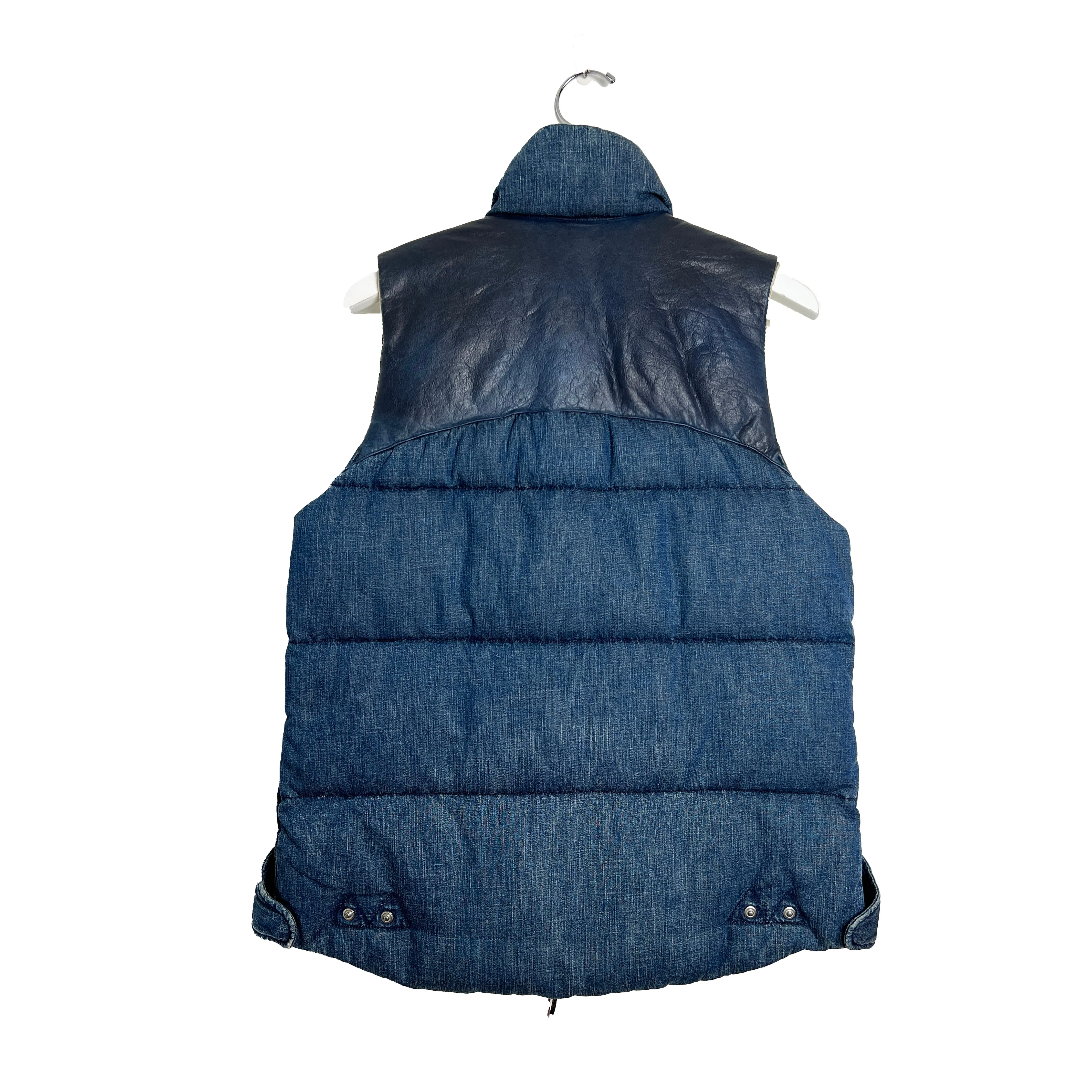Denim Down Vest