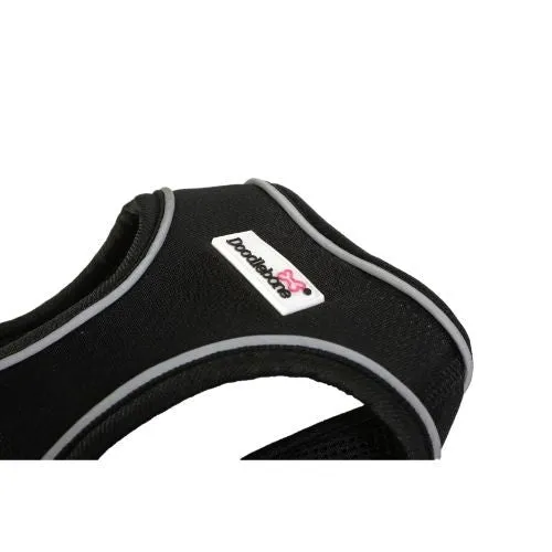 Doodlebone Snappy Dog Harness Coal Size 3