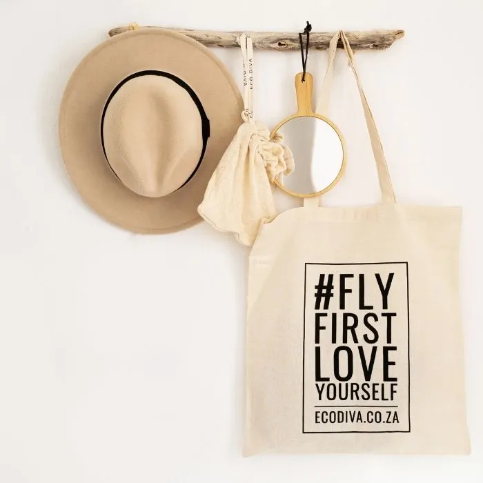 Eco Shopping Bag -Organic Cotton/reuse, reduce/recycle