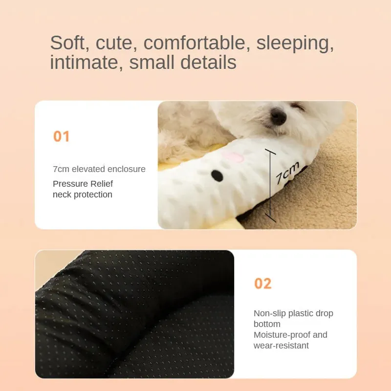 Fleece Yellow Goose Pet Sleeping Mat