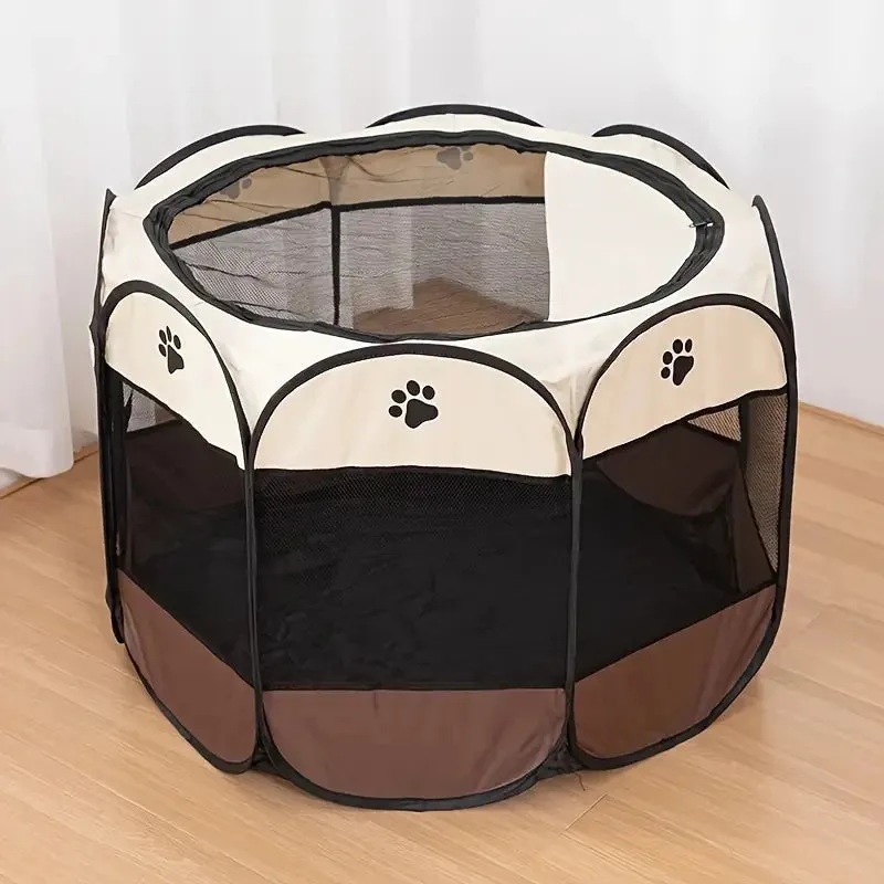 Foldable Cat Maternity Tent - Waterproof & Scratch-Resistant