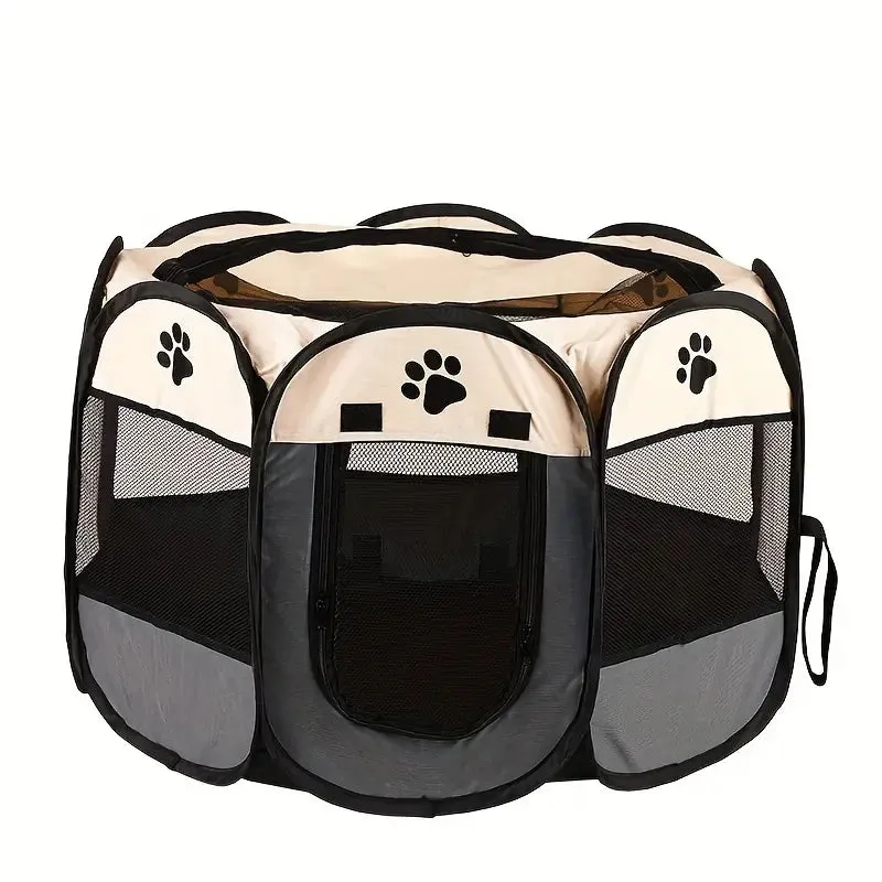Foldable Cat Maternity Tent - Waterproof & Scratch-Resistant