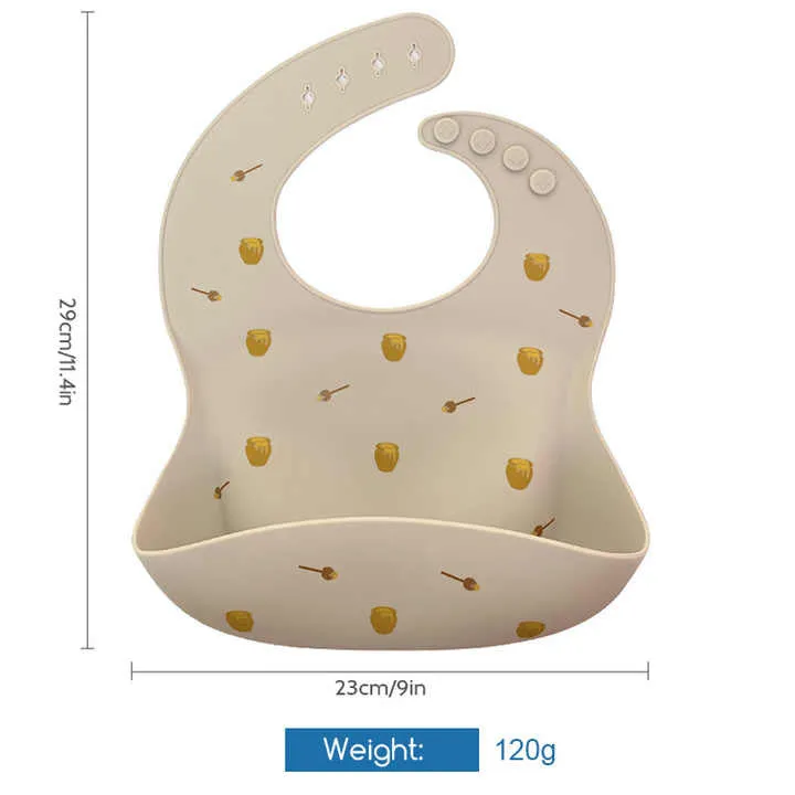 Food Grade BPA Free Newborn-مريلة أطفال