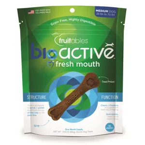 Fruitables Bioactive Dental Chew Dog Treats