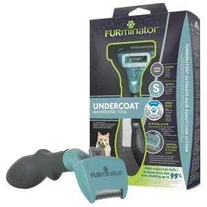 FURminator Cat Undercoat Deshedding Tool Long Hair Small
