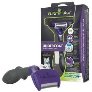 FURminator Cat Undercoat Deshedding Tool Short Hair Medium/Large