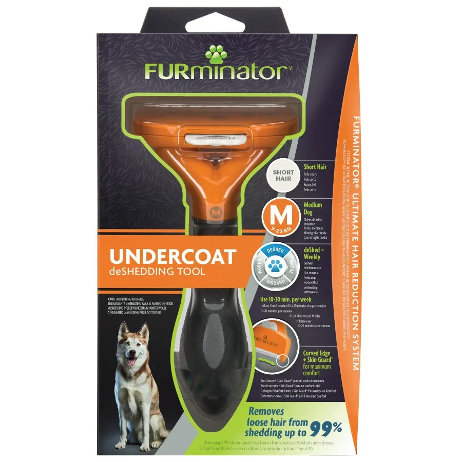 FURminator Dog Undercoat Deshedding Tool Short Hair Medium