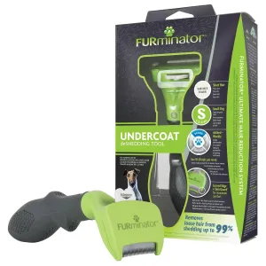 FURminator Dog Undercoat Deshedding Tool Short Hair Small