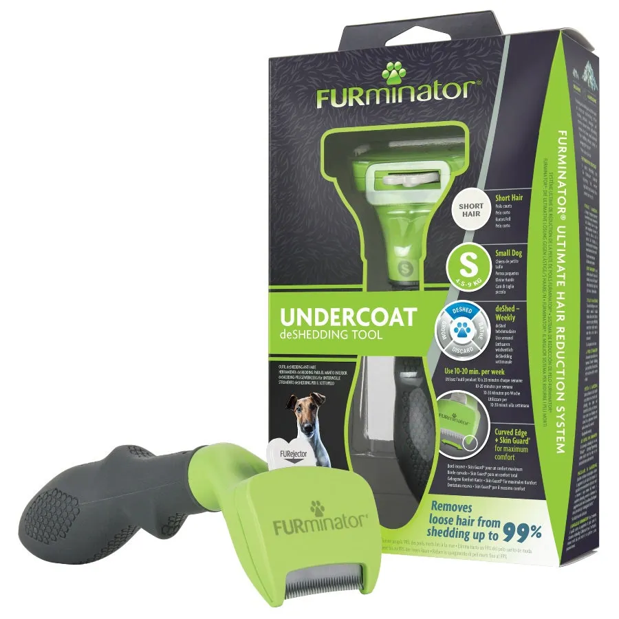 FURminator Dog Undercoat Deshedding Tool Short Hair Small