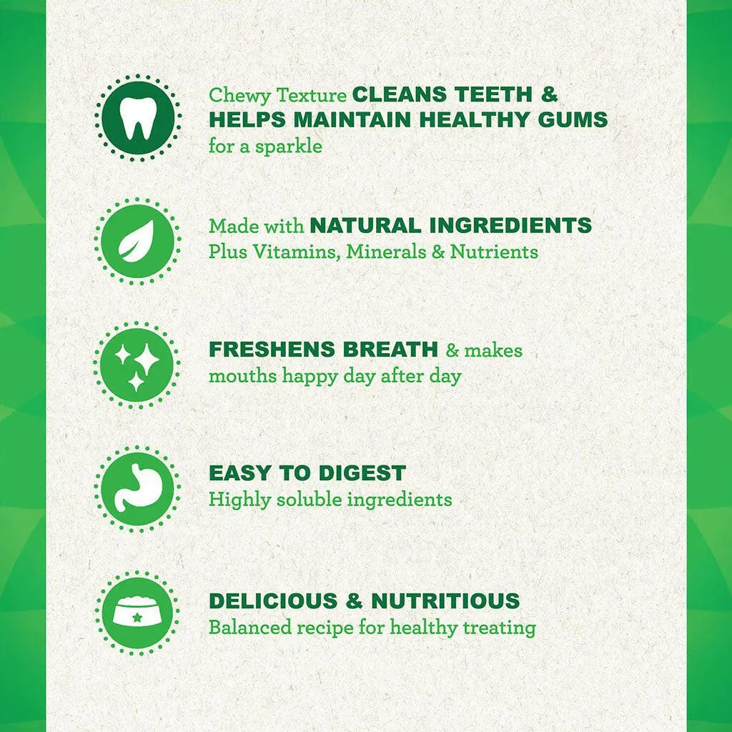 GREENIES Fresh Mint Regular Dental Treats, 12 count